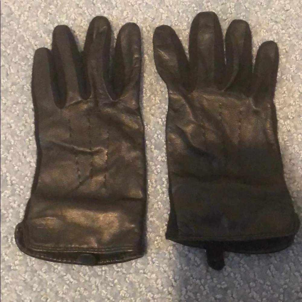 Lauren Ralph Lauren Black Gloves host pick use with your phone - Picture 4 of 12